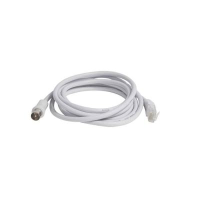  CORDON BALUN TV IEC/RJ45 