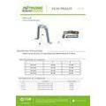  FIX MURALE GALVA DEPORT 30CMS 