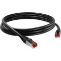  CORDON 6A S/FTP PUR 3M NOIR 