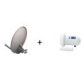 KIT PARA ACIER 60CM+LNB SINGLE 