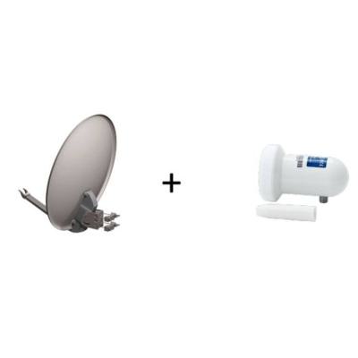  KIT PARA ACIER 60CM+LNB SINGLE 