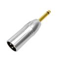  ADAPTATEUR XLR MALE / JACK MAL 