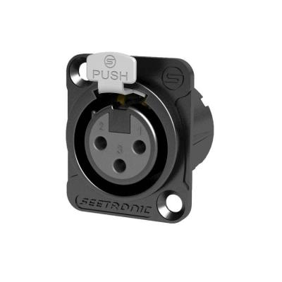  EMBASE XLR FEMELLE 5 PTS NOIRE 
