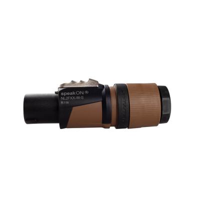  FICHE SPEAKON FEMELLE 2 POLES 