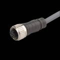  CON M12 4 FILS DROIT 5M PUR 