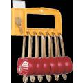  poignee 6 cadenas 70mm cle 444 