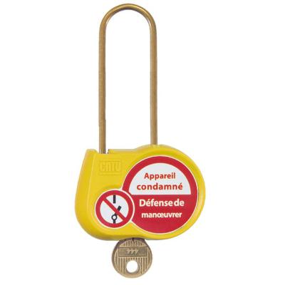 cadenas jaune 70mm d.4mm cle 1 