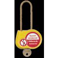  cadenas jaune 70mm d.4mm cle a 