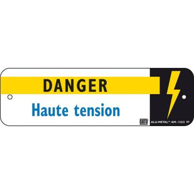  Affiche Alum�tal ''HAUTE TENSI 