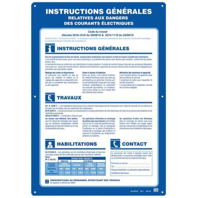  Affiche Alum�tal''INSTRUCTIONS 