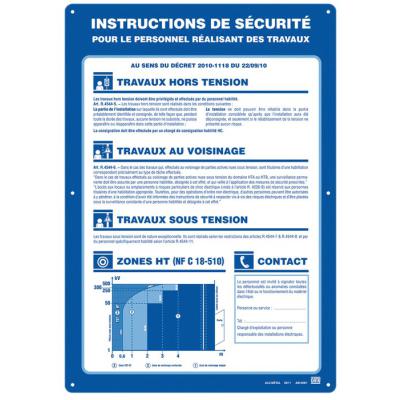  Affiche Alum�tal''INSTRUCTIONS 