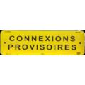  plaquette alu ''connexions pro 
