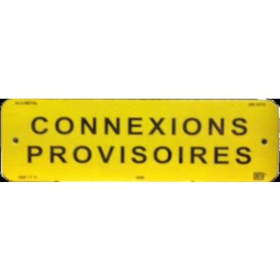  plaquette alu ''connexions pro 