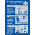  Affiche Alum�tal''ACCIDENT ELE 
