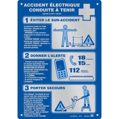  Affiche Alum�tal''ACCIDENT ELE 