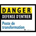  Affiche Alum�tal Poste''DANGER 