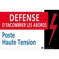  Affiche Alu''DEFENSE D'ENCOMBR 