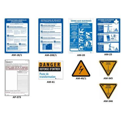  Kit de signalisation pr poste 