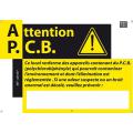  Affiche Alu ''ATTENTION PCB'' 