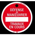  Macaron plast. ''TRAVAUX EN CO 