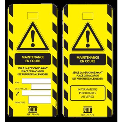  Affichette p.''MAINTENANCE EN 