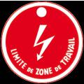 disque plast. ''limite zone de 
