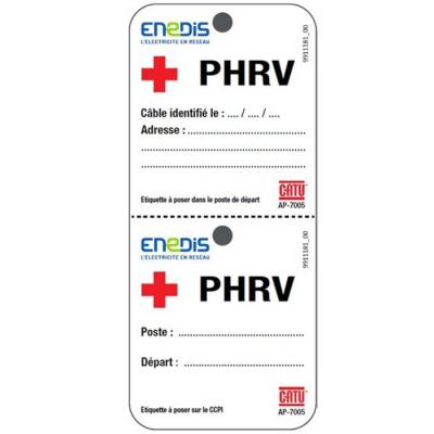  Etiquette ENEDIS plast. PHRV 