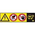  Pancarte plast �DANGER,VEH� po 