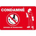  Affiche aimant�e ''CONDAMNE'' 