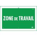  Aff aimant�e ''ZONE DE TRAVAIL 