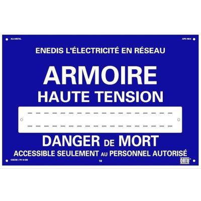  Plaque Al ENEDIS armoireHT 18c 