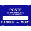  Plaque Alu. poste 18 car. PR10 