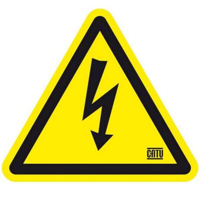  Affiche adh�s DANGER ELECTRIQU 