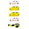  Ruban adh�sif jaune et noir 10 