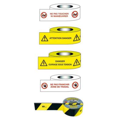  Ruban adh�sif jaune et noir 10 