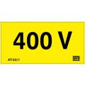  Affiche adh�sive ''400 V'' 100 