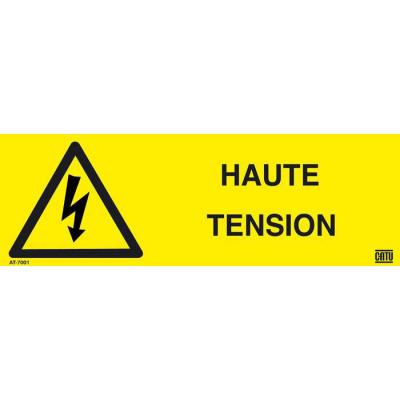  Affiche adh�sive DANGER ''HAUT 