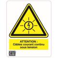  Sticker photovolta�que ''CABLE 