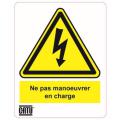  Sticker photovolt.''NE PAS MAN 