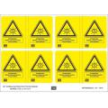  Sticker photovolt.''ATTENTION 