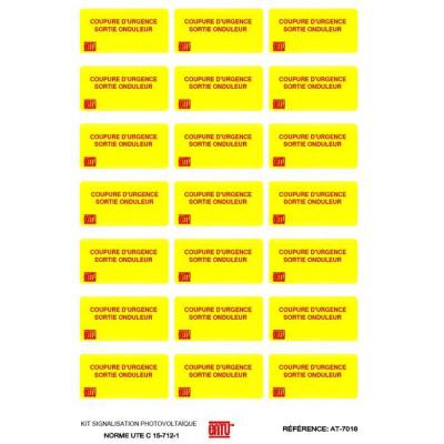  Sticker photovol.''URGENCE SOR 