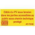  planche 24 etiq cable dc pv zo 