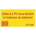  Sticker photovol.''CABLE DC EX 