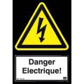  Affiche rigide adh�s.''DANGER 