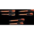  jeu de 6 tournevis isoles plat 