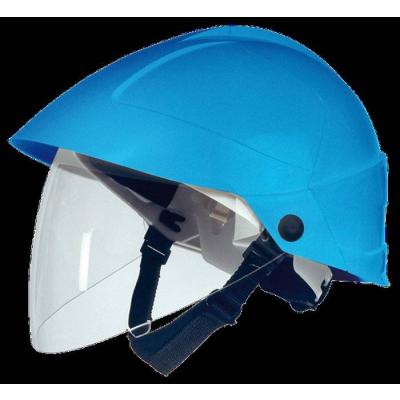  CASQUE BLEU AVEC ECRAN FACIAL 