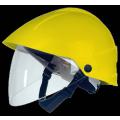  CASQUE JAUNE AVEC ECRAN FACIAL 
