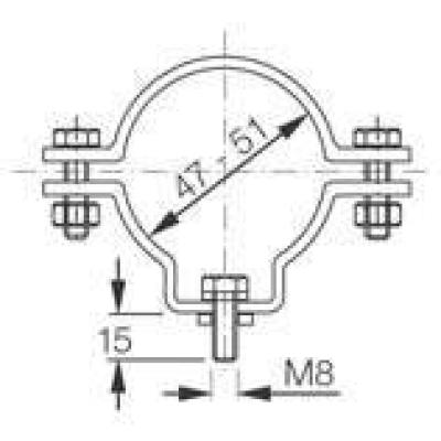  R24 Colliers de fixation (2p) 