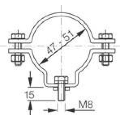  R24 Colliers de fixation (2p) 