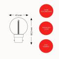  Amp. Filament Lot de 20 B22 BF 